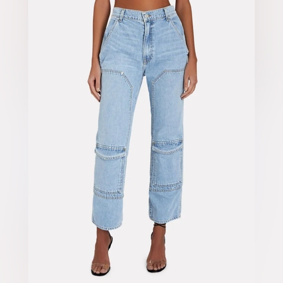 GRLFRND Denim - GRLFRND Milla cargo straight leg jeans size 24 in great condition.